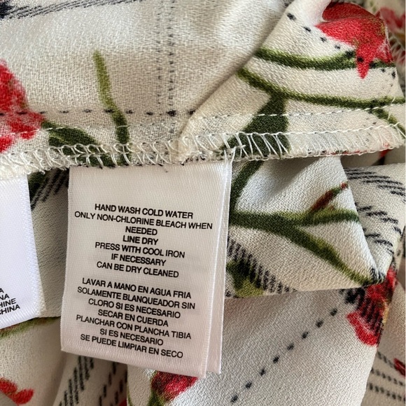 Rachel Roy Collection Plus Size Long Sleeve Floral Blouse Career NWT Size 16W - Picture 8 of 9